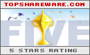 Topshareware.com 5 Stars!